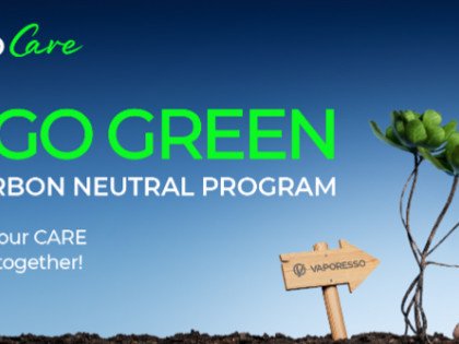 2023 VAPORESSO CARE ECO GO GREEN - Global Carbon Neutral Program Kicked Off Image