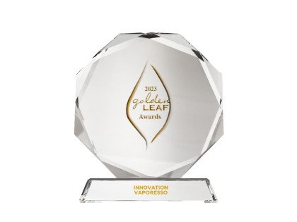 VAPORESSO COSS Triumphs at Golden Leaf Awards, Securing Innovation Award Image