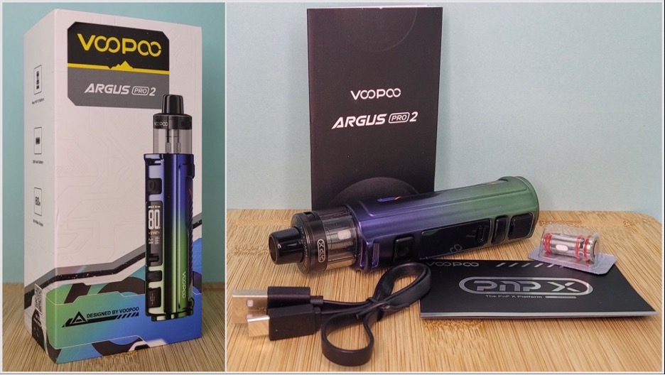 VOOPOO Argus Pro 2 kit unboxing