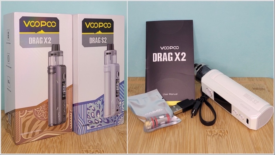 Voopoo Drag X2 and S2 unboxing