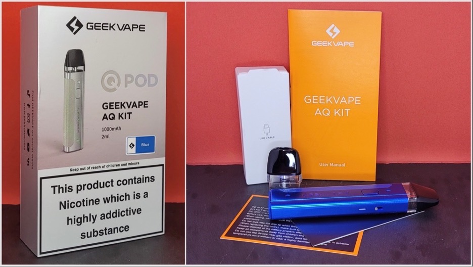 Geekvape AQ Pod kit unboxing