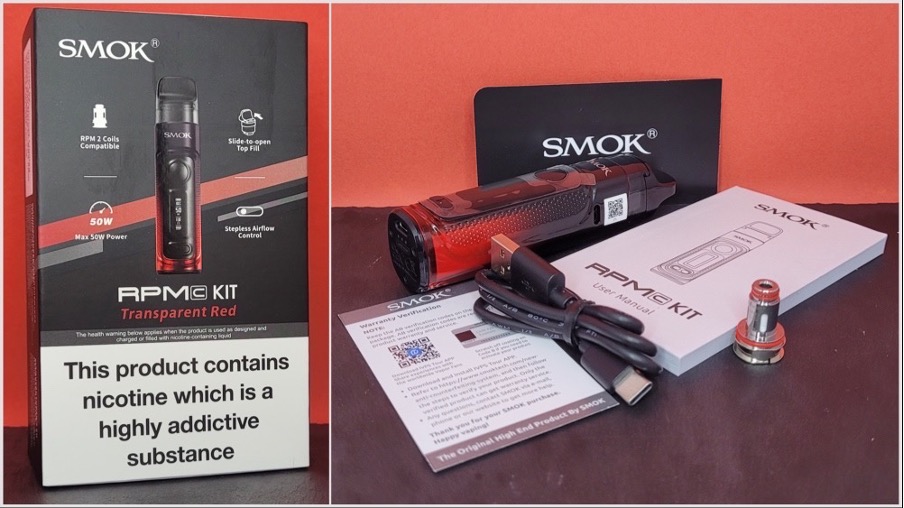 SMOK RPM-C kit unboxing