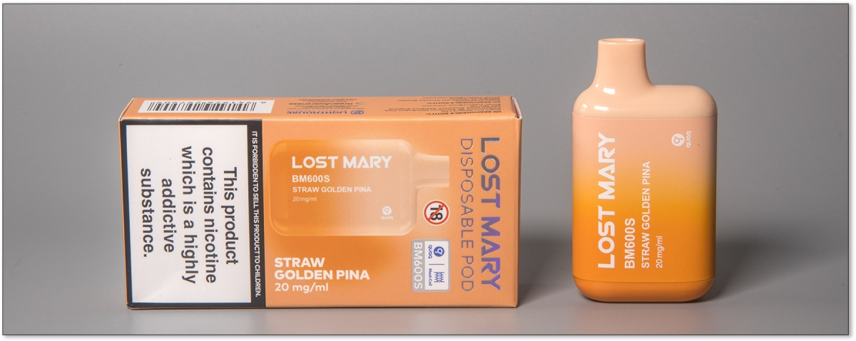 Lost Mary BM600S Straw Golden Pina