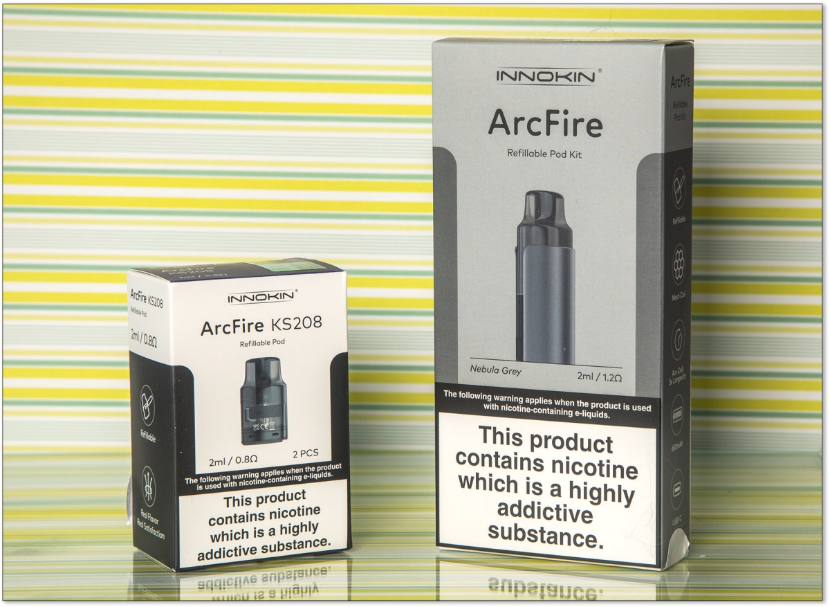 Innokin Arcfire Pod little boxes