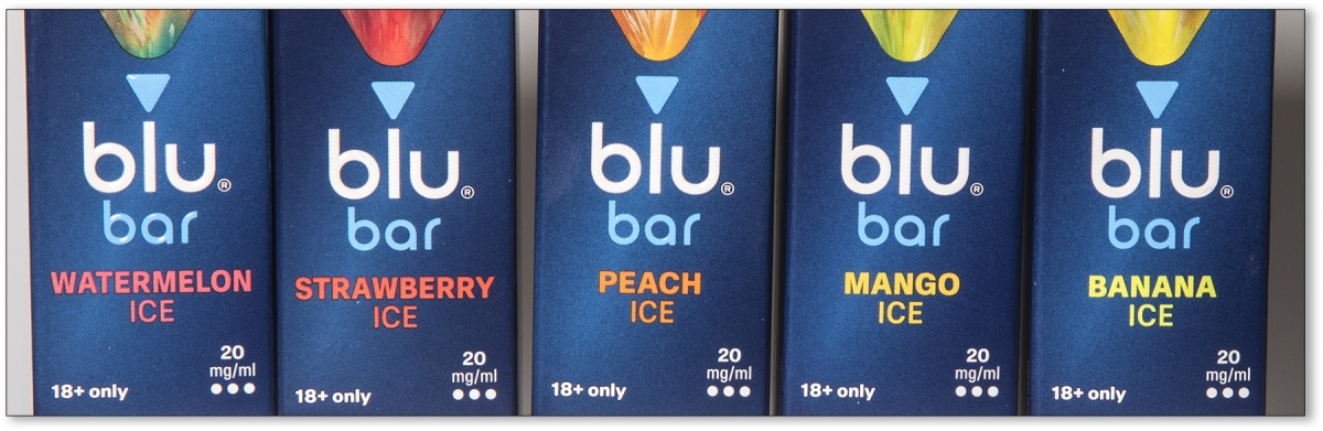 Blu Bar Disposables up close