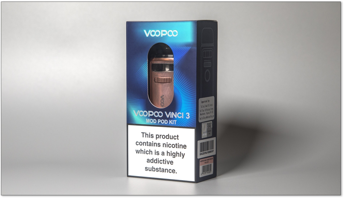 VooPoo Vinci 3 Pod Kit box fresh