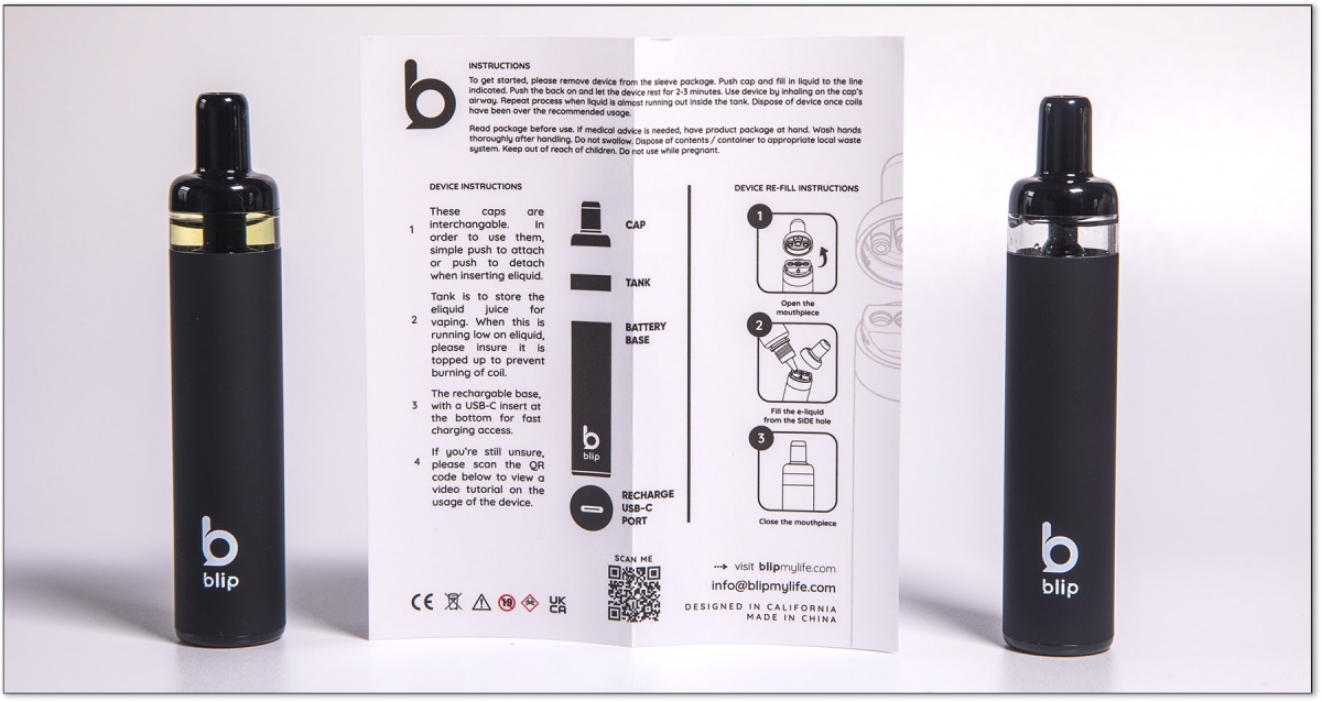 Blip 5000+ Refillable Disposable Pod 3-Pack instructions