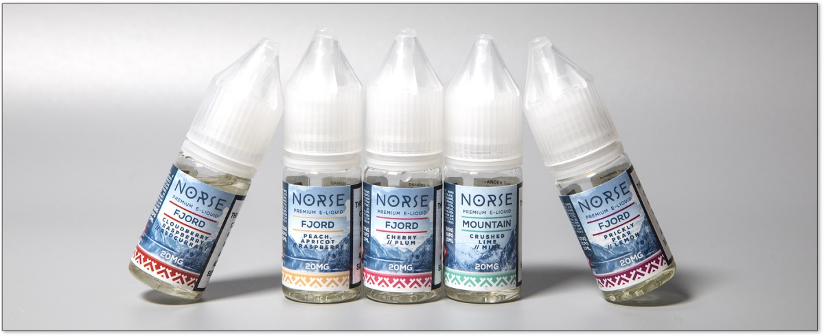 Norse Fjord Nic Salts 10ml range