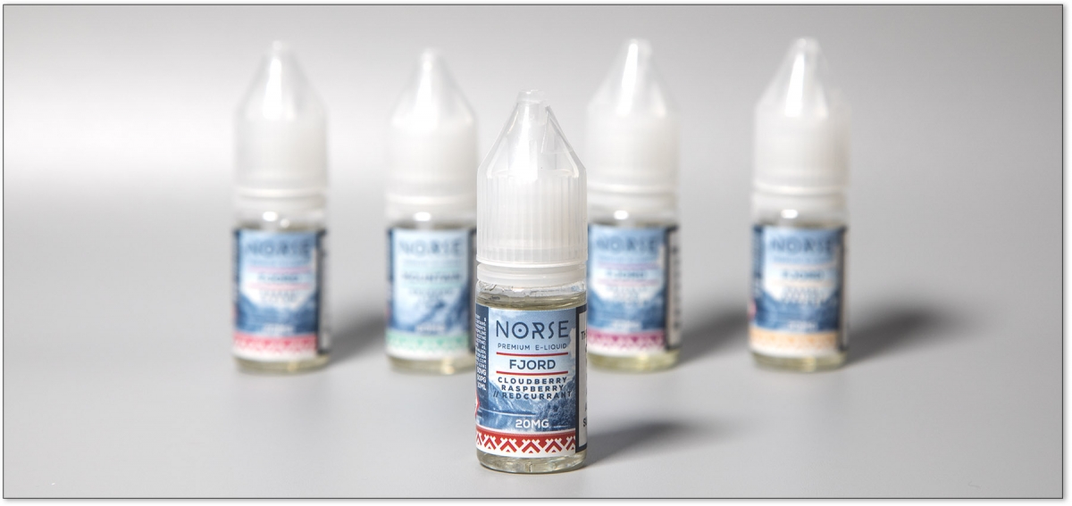 Norse Fjord Nic Salts 10ml Cloudberry, Raspberry & Redcurrant