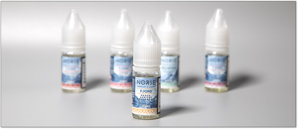 Norse Fjord Nic Salts 10ml Peach, Apricot & Raspberry