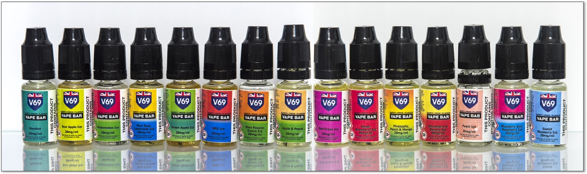 V69 Vape Bar Nic Salts range