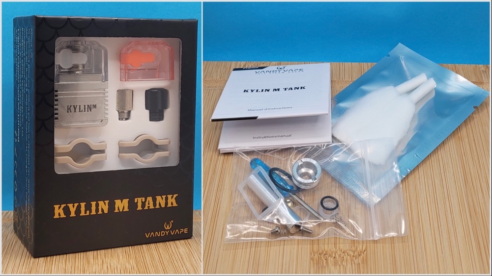 Vandy Vape Kylin M Boro Tank unboxing and contents