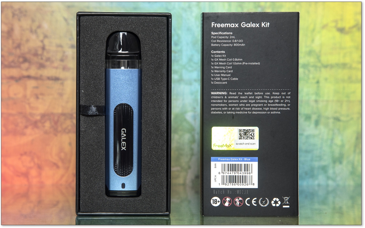 Freemax Galex Pod Kit unboxing