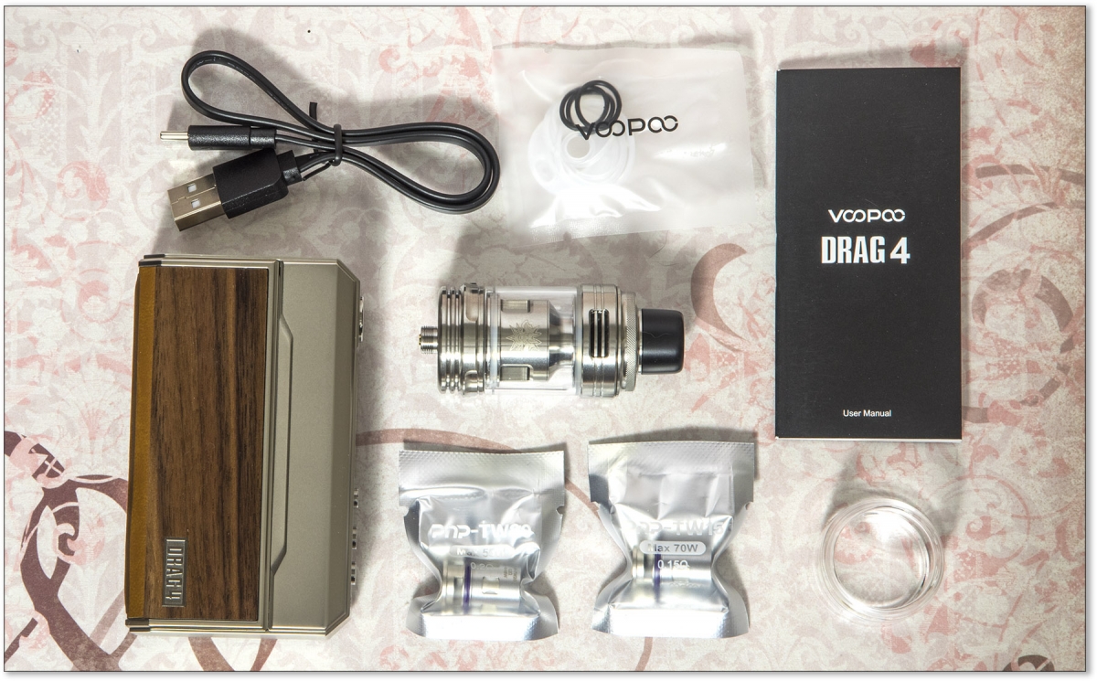 VooPoo Drag 4 kit contents