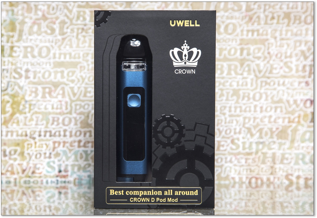 Uwell Crown D Pod Mod Kit boxed