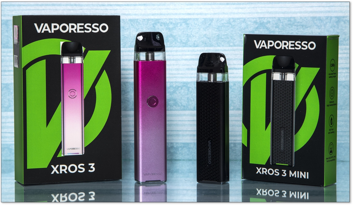 Vaporesso XROS 3 and XROS 3 Mini first look