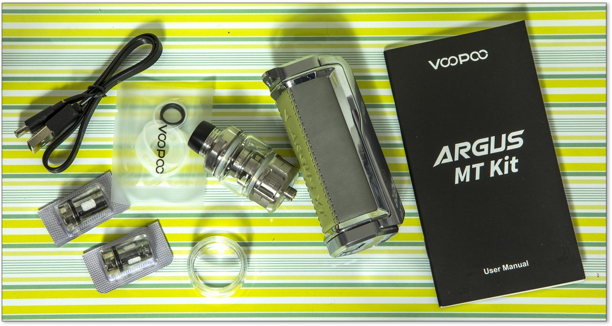 VooPoo ARGUS XT with MAAT New tank contents