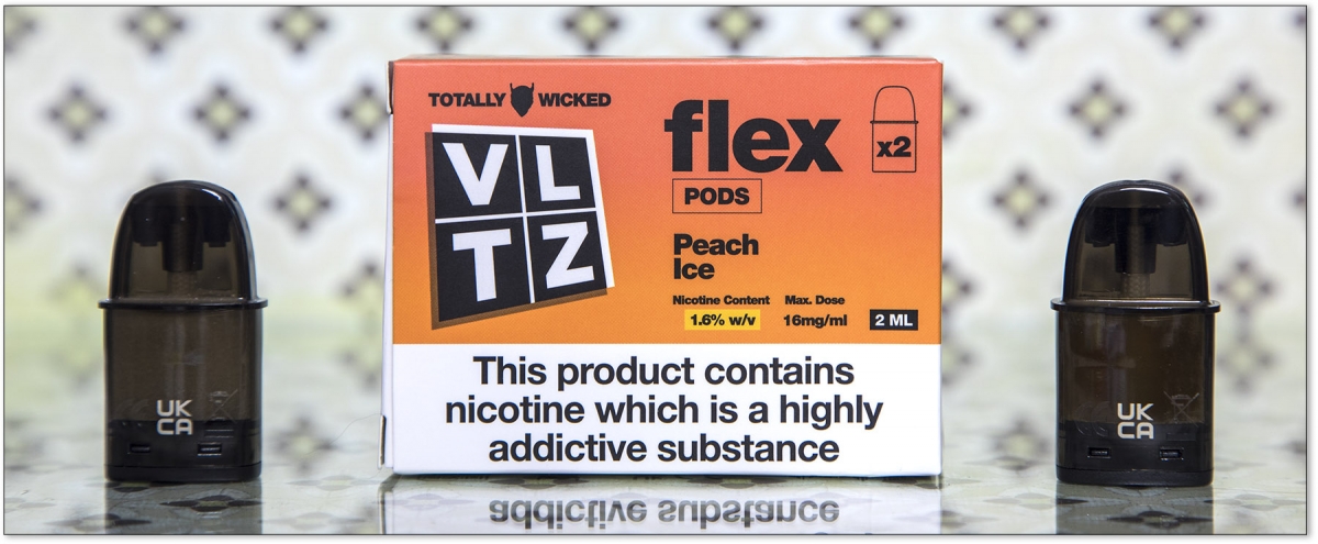 VLTZ Flex Closed Pod System Peach Ice