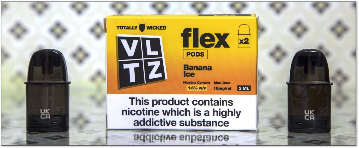 VLTZ Flex Closed Pod System Banana Ice