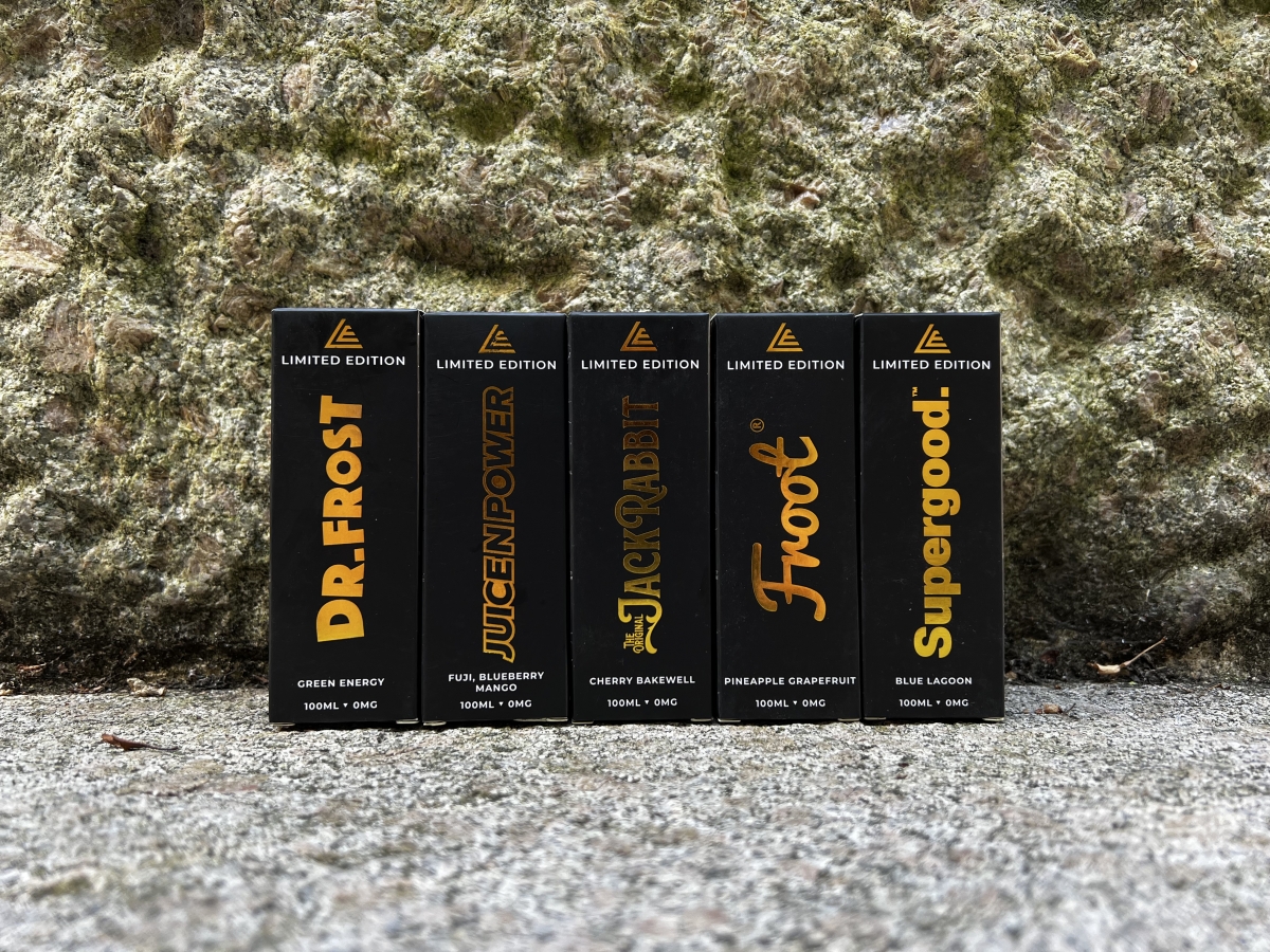 Limited Edition Shortfills by Dispergo Vaping boxes
