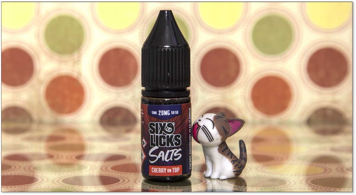 Six Licks Salts Cherry On Top the cat's whiskers