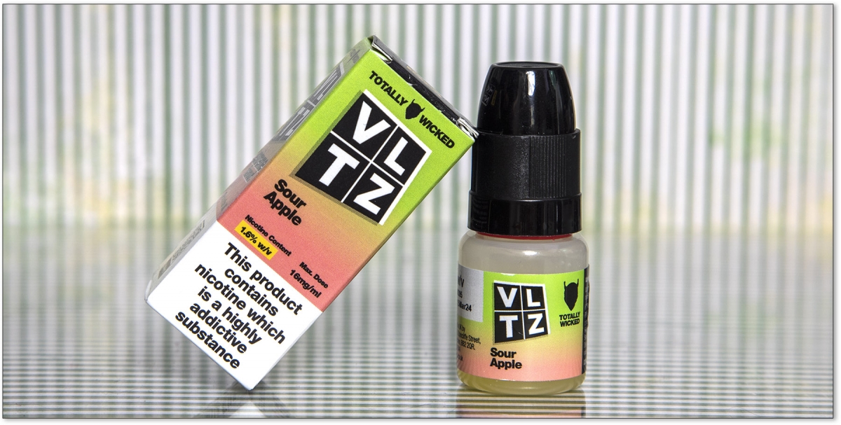Totally Wicked VLTX 10ml E-liquid Range Sour Apple