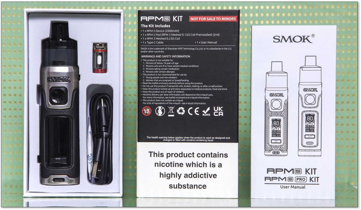 SMOK RPM 5 Kit unboxing