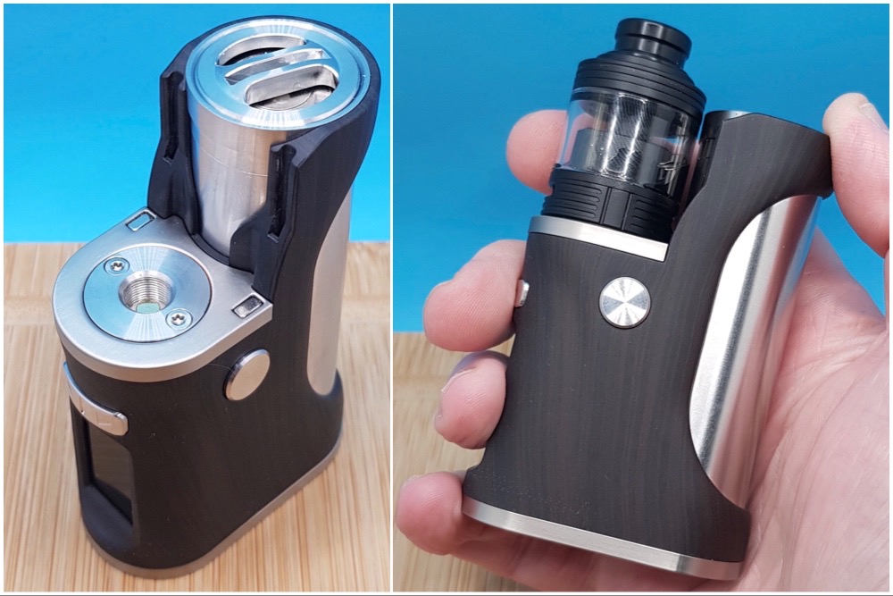 Hippovape B’adapt Pro SBS mod 510 connection and tank