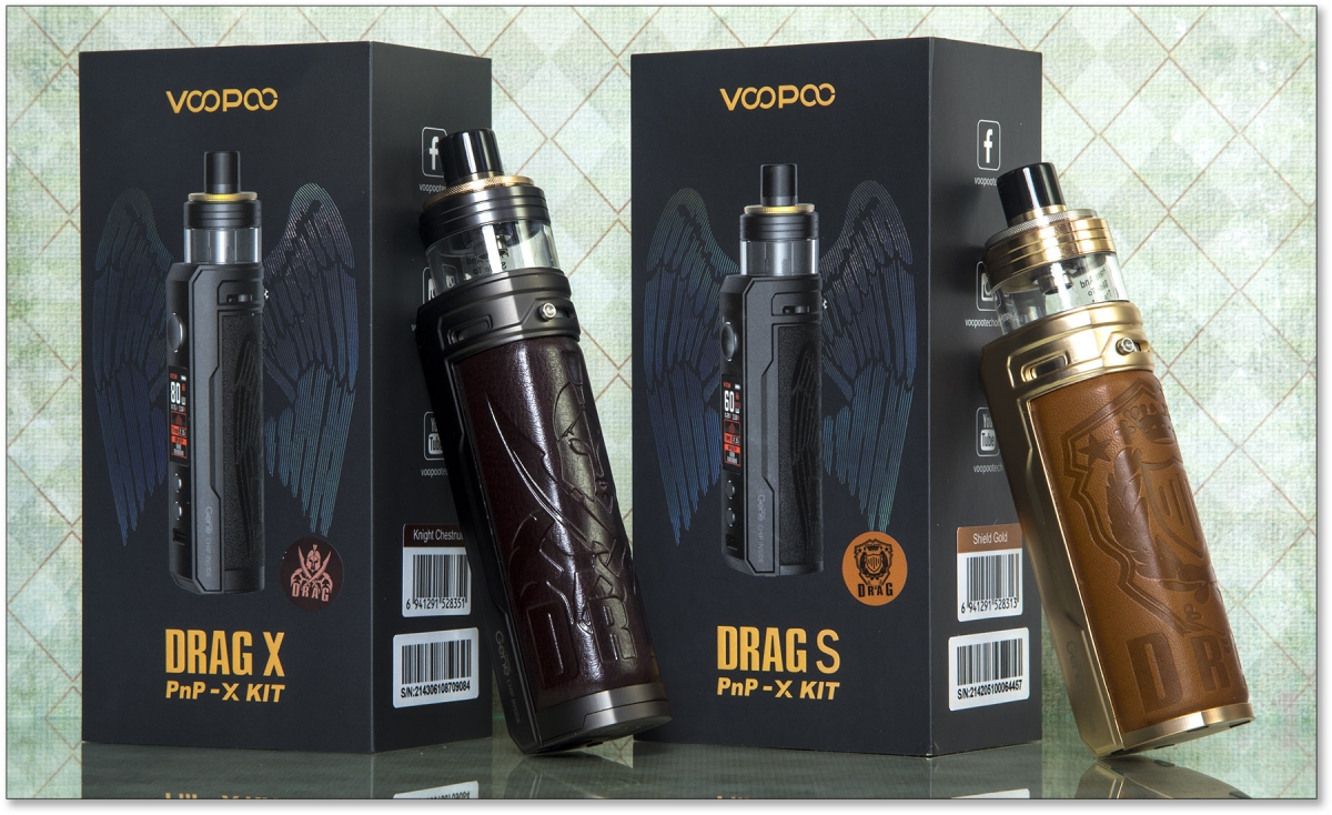 VooPoo DRAG S and X PnP-X Kit boxed
