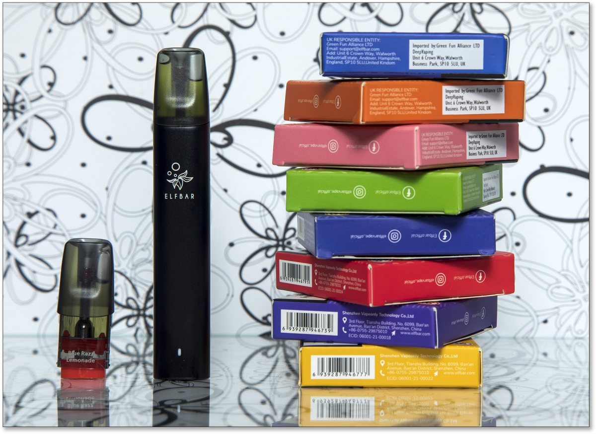 Elf Bar Mate 500 Battery & Pre-filled Pods all the flavours