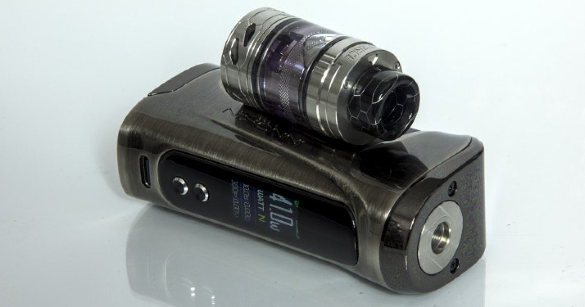 Innokin Kroma 217 Z Force Vape Kit – 100W Single 18650/21700 Sub Ohm Vape Kit With Slide To Fill 2ml Z Force Sub Ohm Tank Compatible With ZF Coils (River Wood