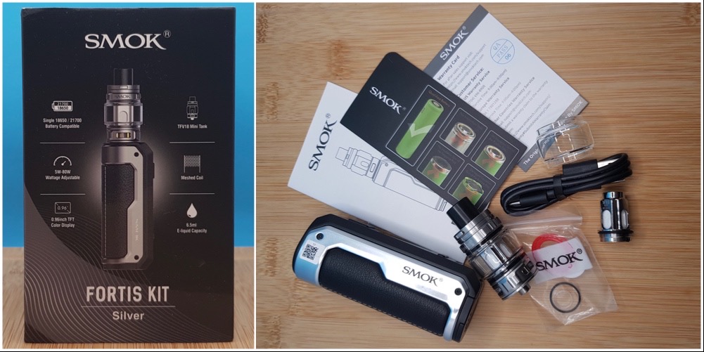 Smok Fortis kit box and contents