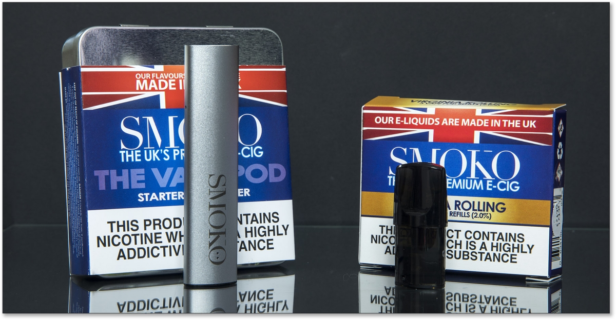 SMOKO Vape Pod Starter Kit two parts