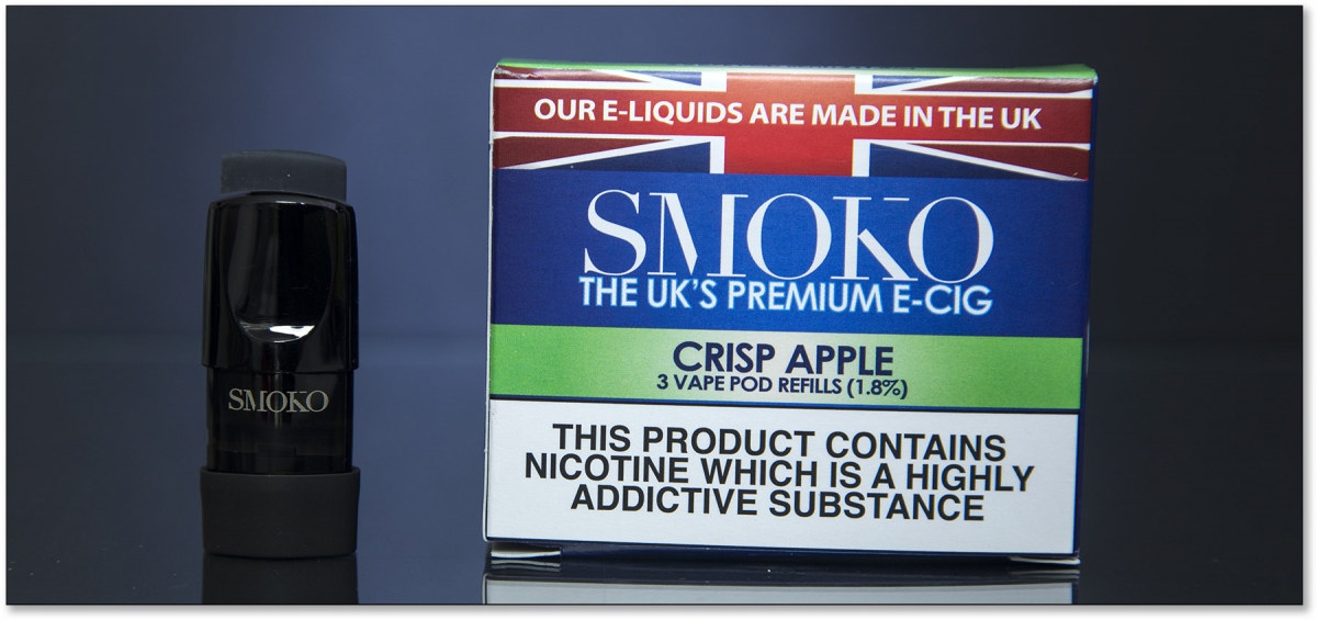 SMOKO Vape Pod Starter Kit crisp apple