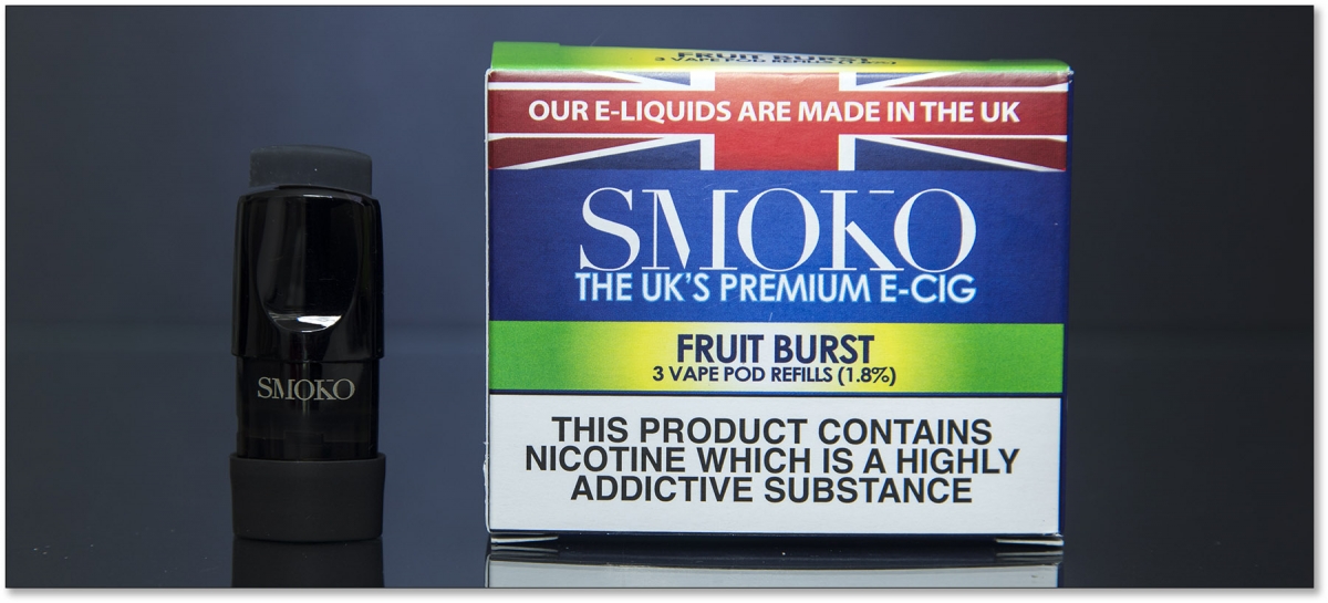 SMOKO Vape Pod Starter Kit fruit burst