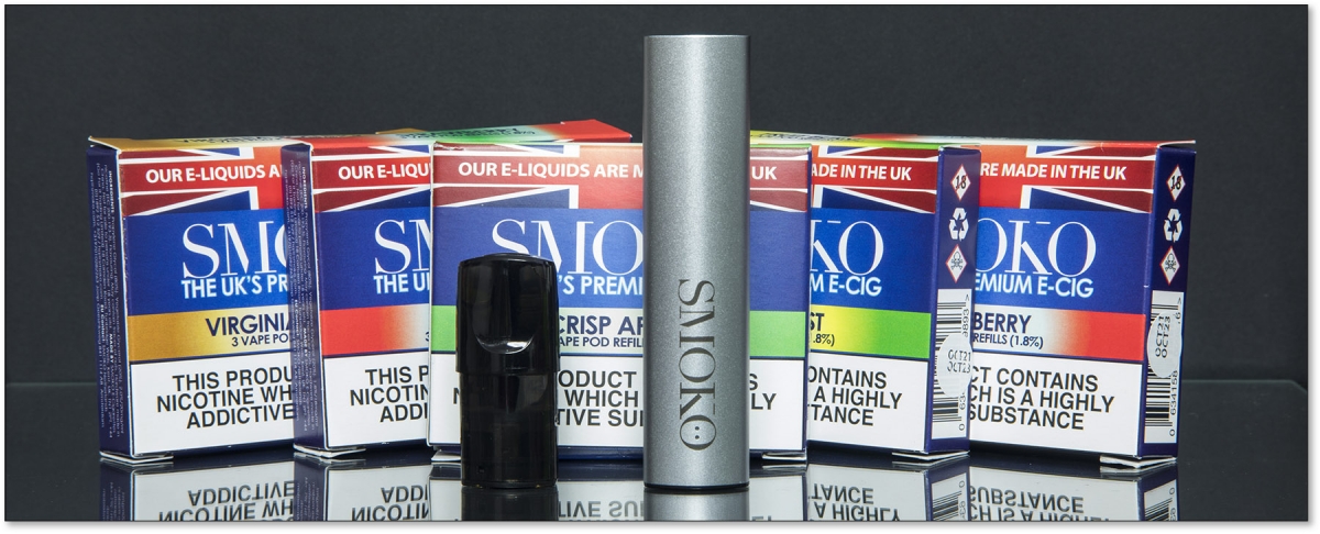 SMOKO Vape Pod Starter Kit go smoke free