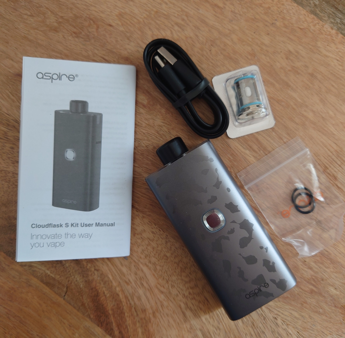 Aspire Cloudflask S contents