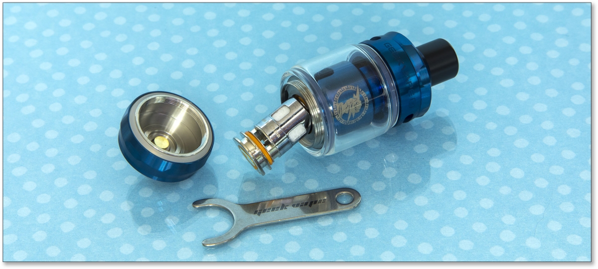 GeekVape Aegis Mini Kit Z Nanon Tank coil removal
