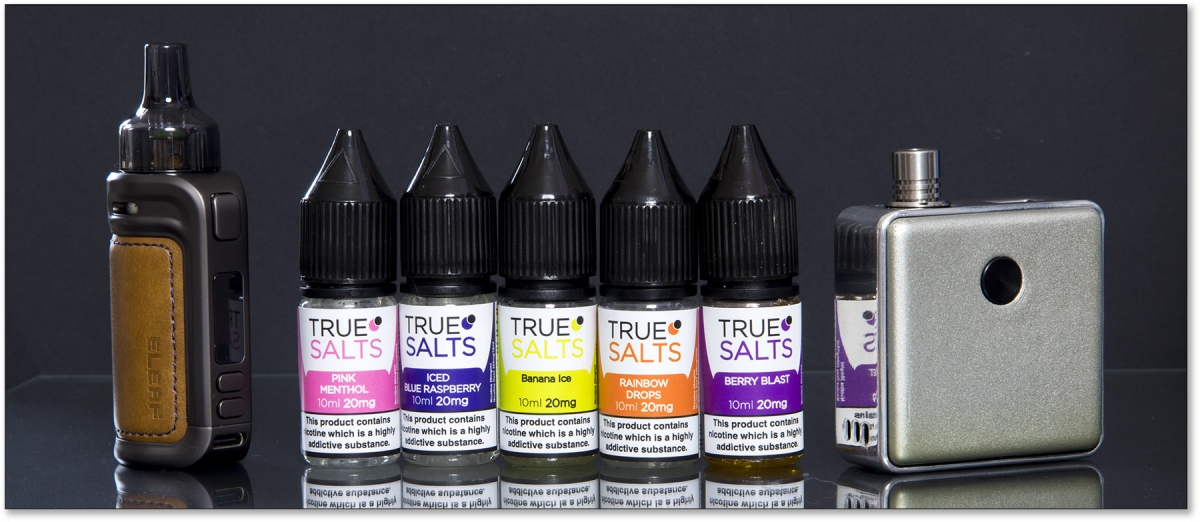 IVG True Salts with various devices