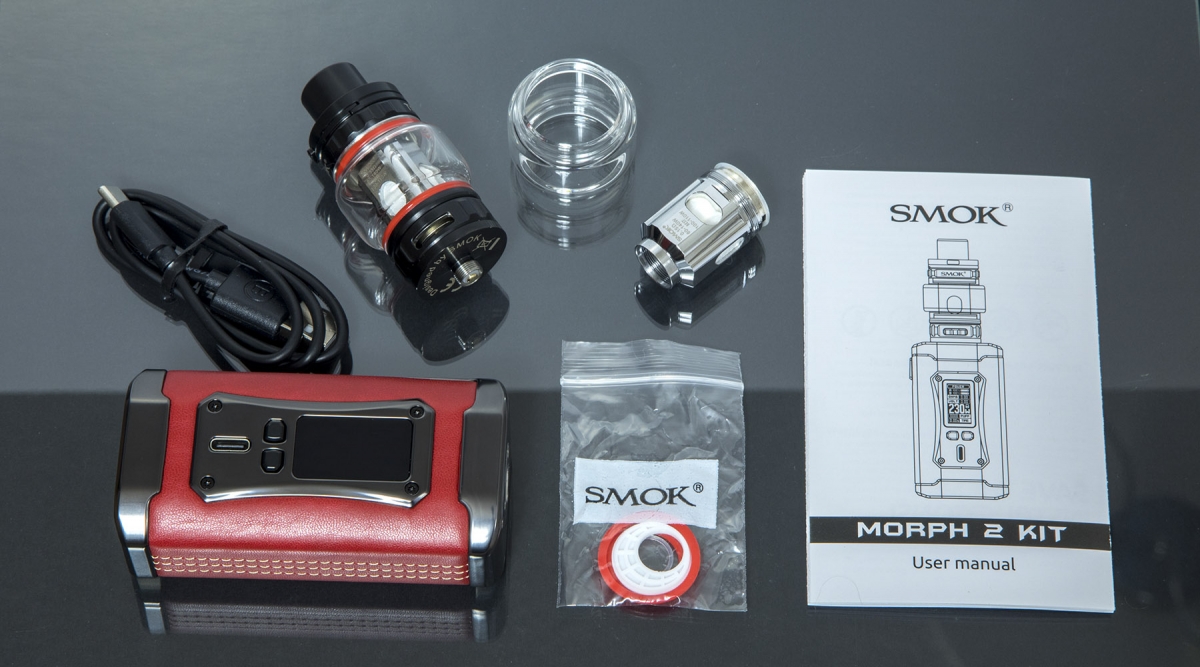 Smok MORPH 2 & TFV18 Tank Kit contents