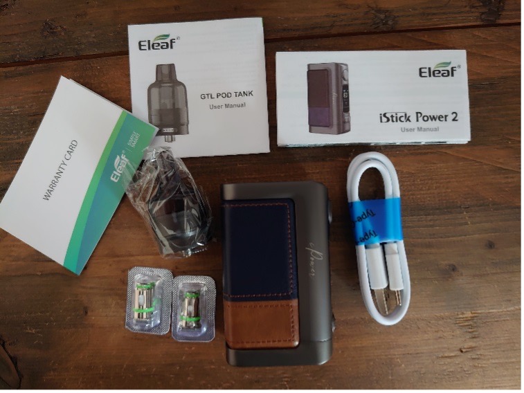 Eleaf iStick Power 2 Kit contents