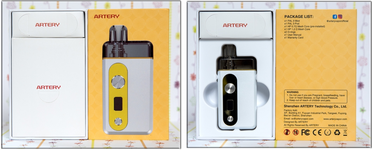 Artery PAL 3 unboxed