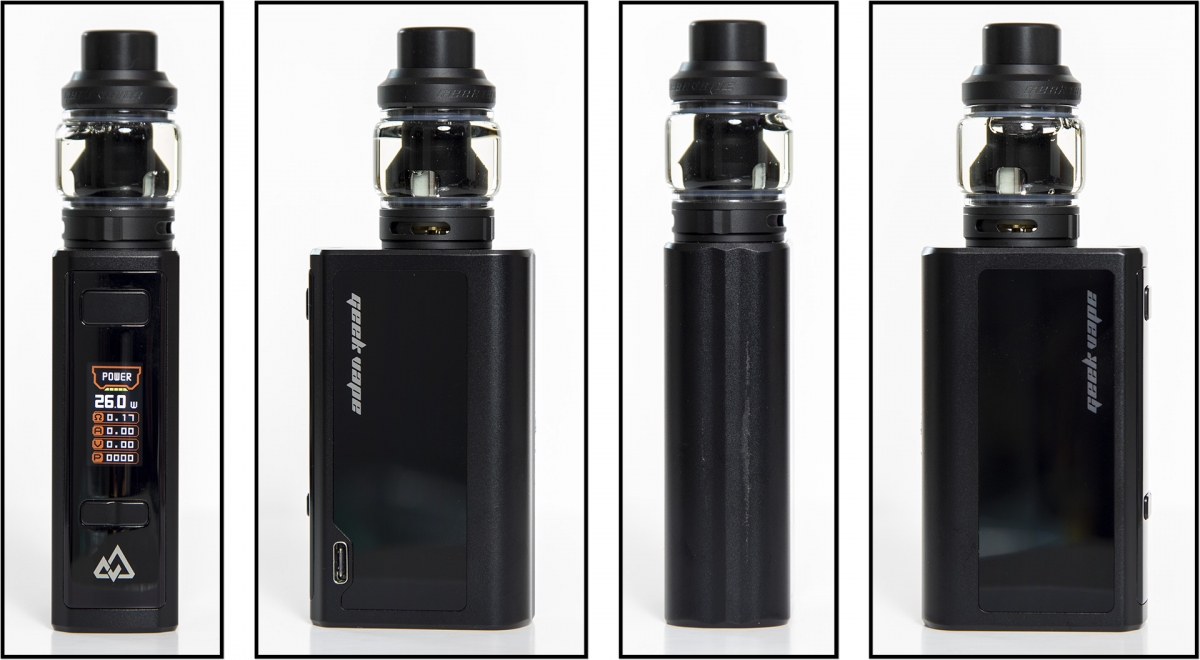 Geekvape Obelisk 120 FC Kit mod and tank from all angles