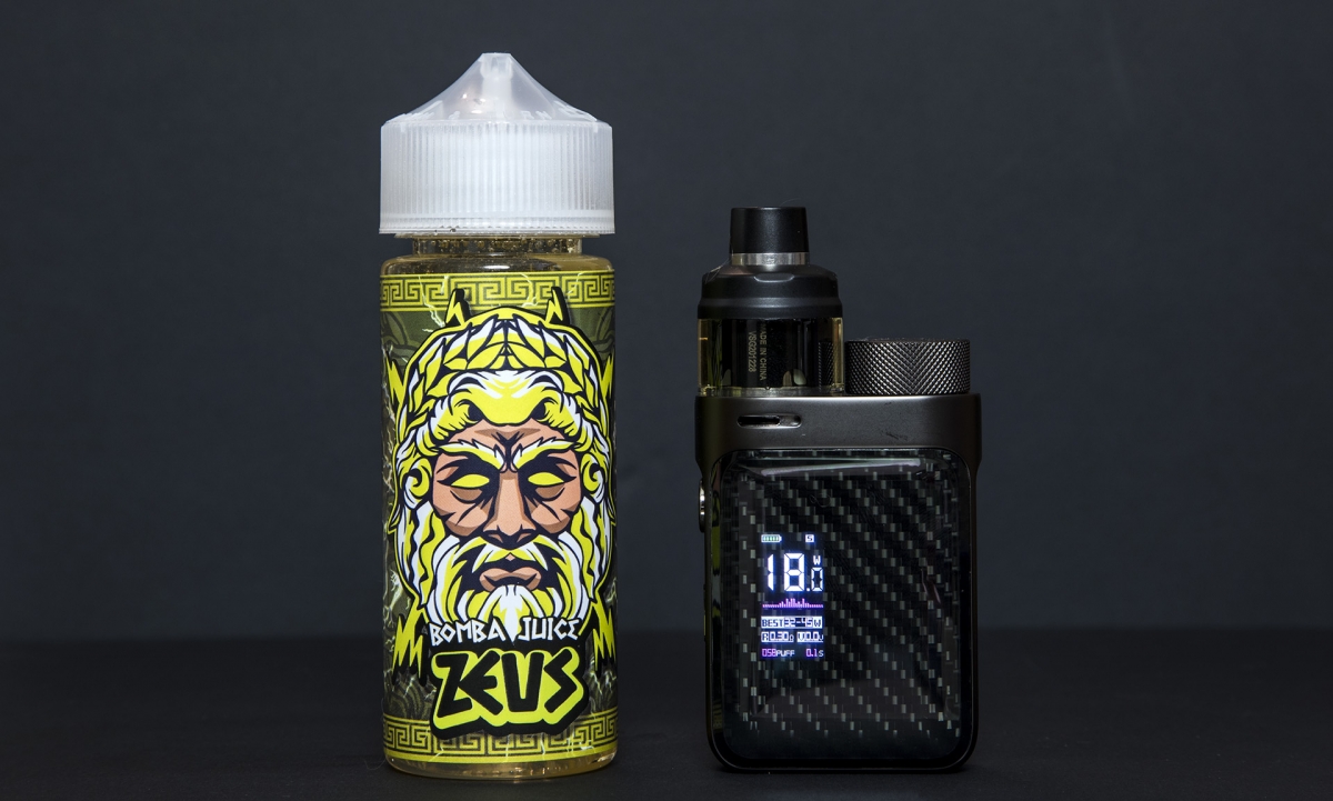Bomba Juice by Drippin' Junkies steeped