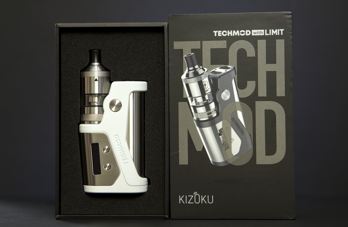 Kizoku Techmod 80W Mod Kit with Limit MTL RTA Kit in the box
