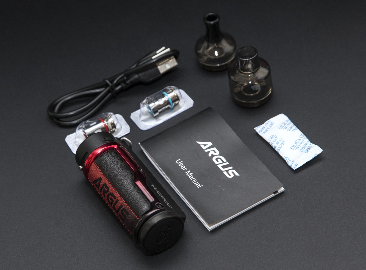 Voopoo Argus Pod System Kit contents