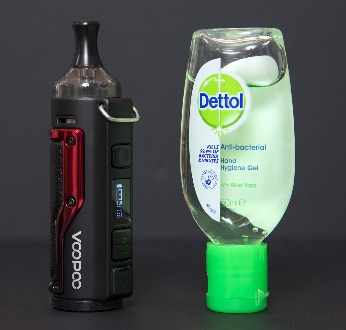 Voopoo Argus Pod System Kit vs sanitiser