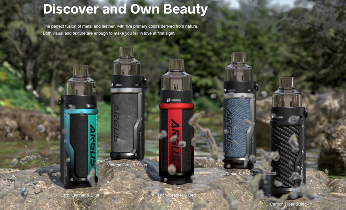 Voopoo Argus Pod System Kit discover and own beauty