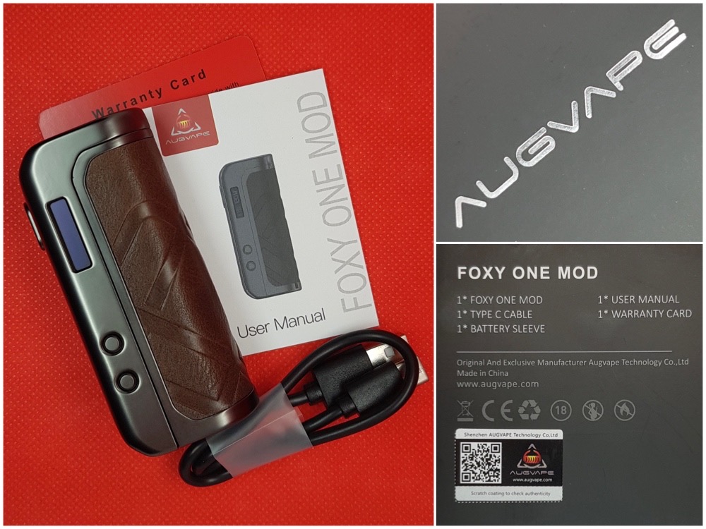 Augvape Foxy One contents