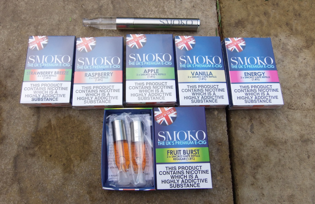 Smoko Vape starter kit refills